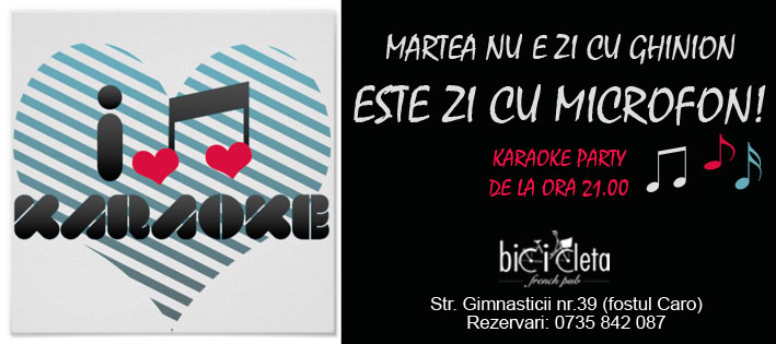 Karaoke @ Bicicleta French Pub