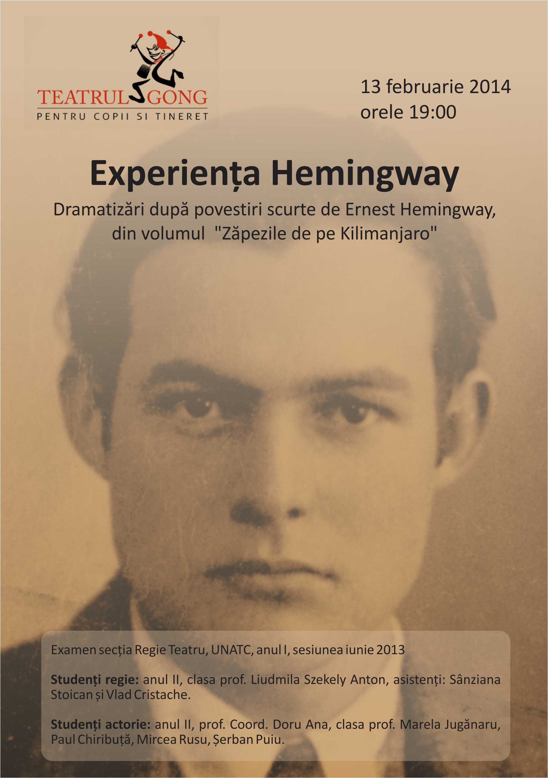 Experienta Hemingway