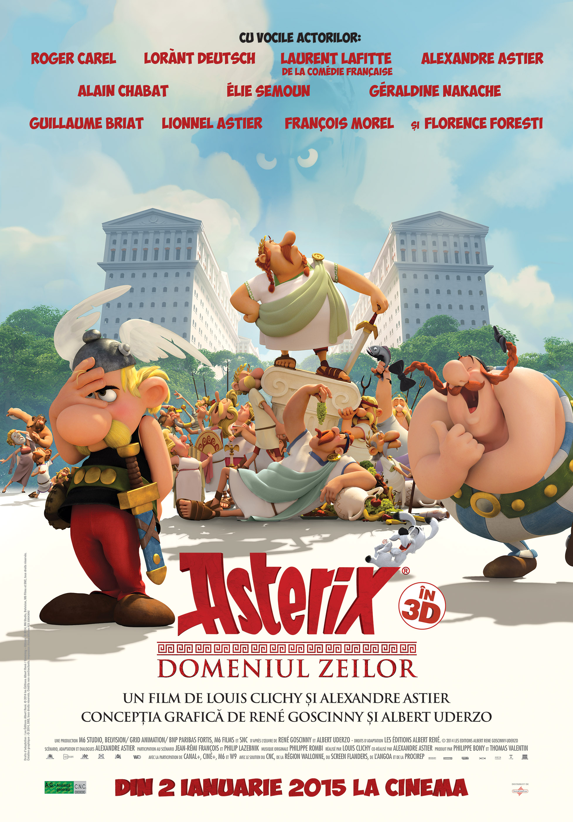 Asterix: Domeniul Zeilor 3D Dublat / Asterix: Le Domanie des Dieux – 3D (Premiera)