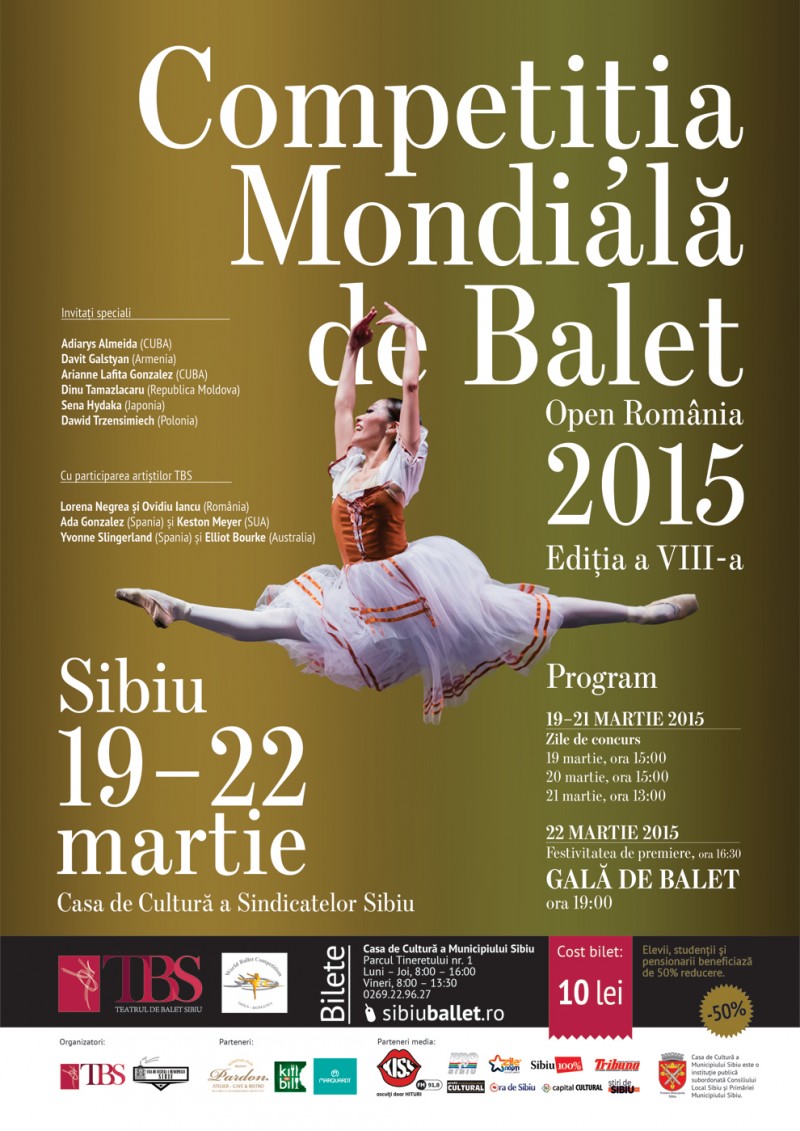 Competiția Mondială de Balet – Open România 2015