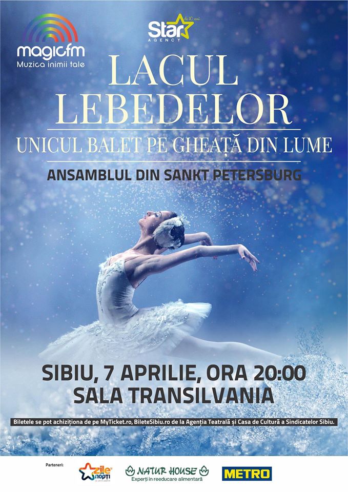 Baletul pe Gheata la  Sibiu - Lacul Lebedelor