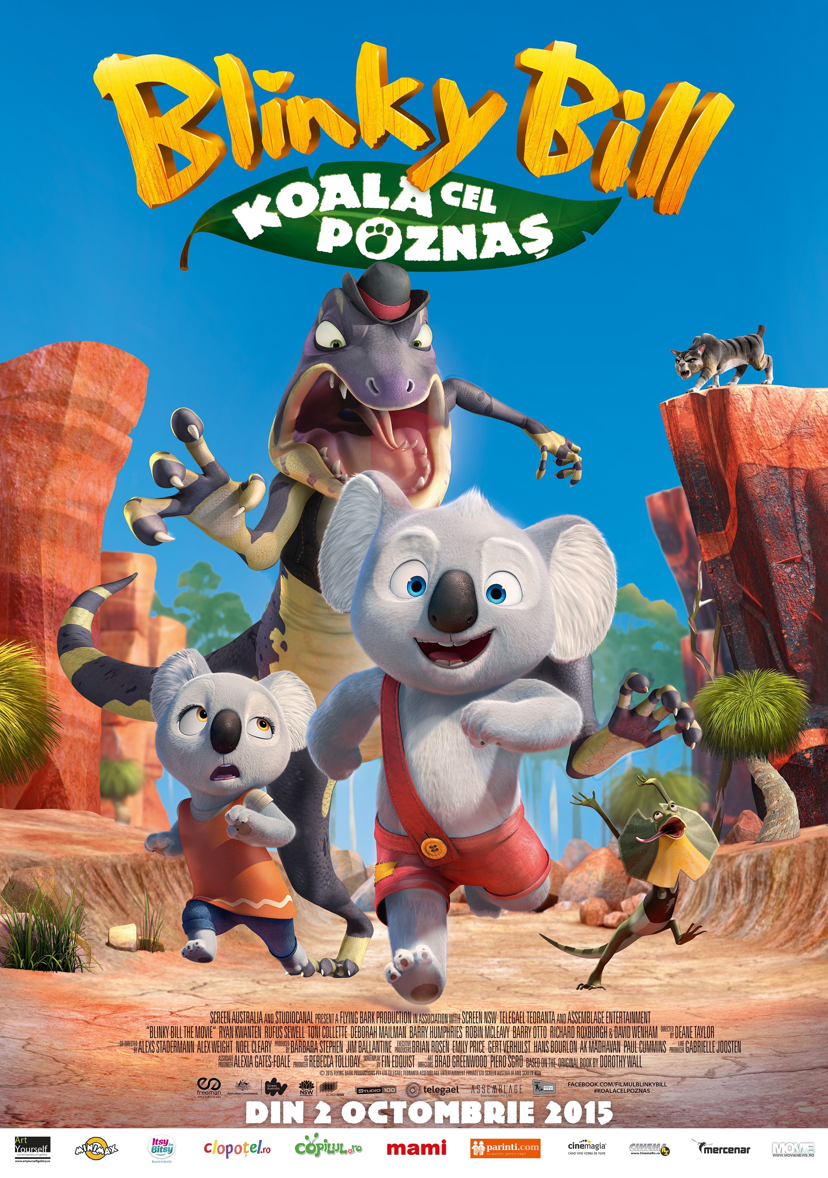 Blinky Bill: Koala cel poznas – 2D Dublat / Blinky Bill – 2D Dubbed (Premiera)