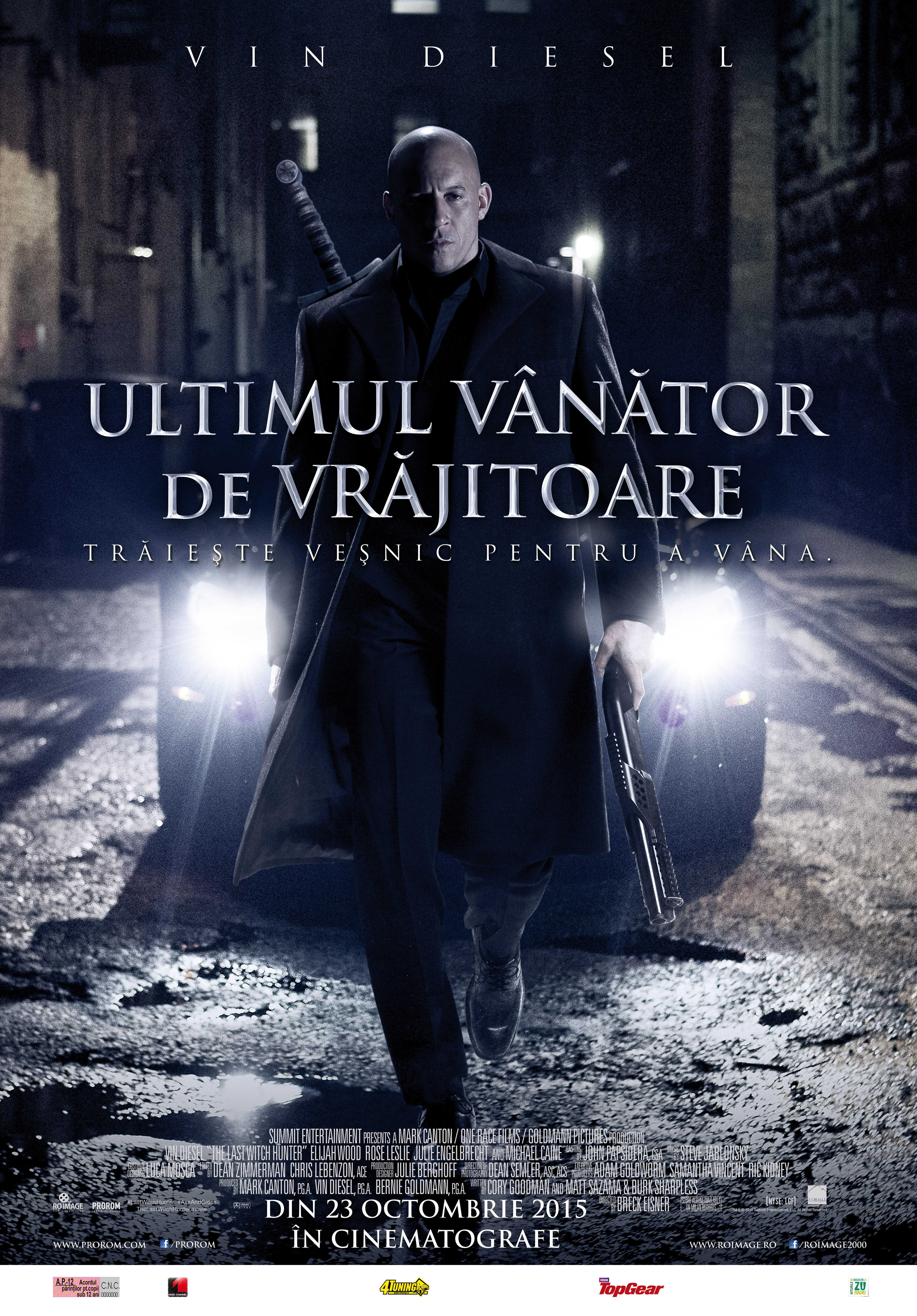 Ultimul Vanator de Vrajitoare / The Last Witch Hunter (Premiera)