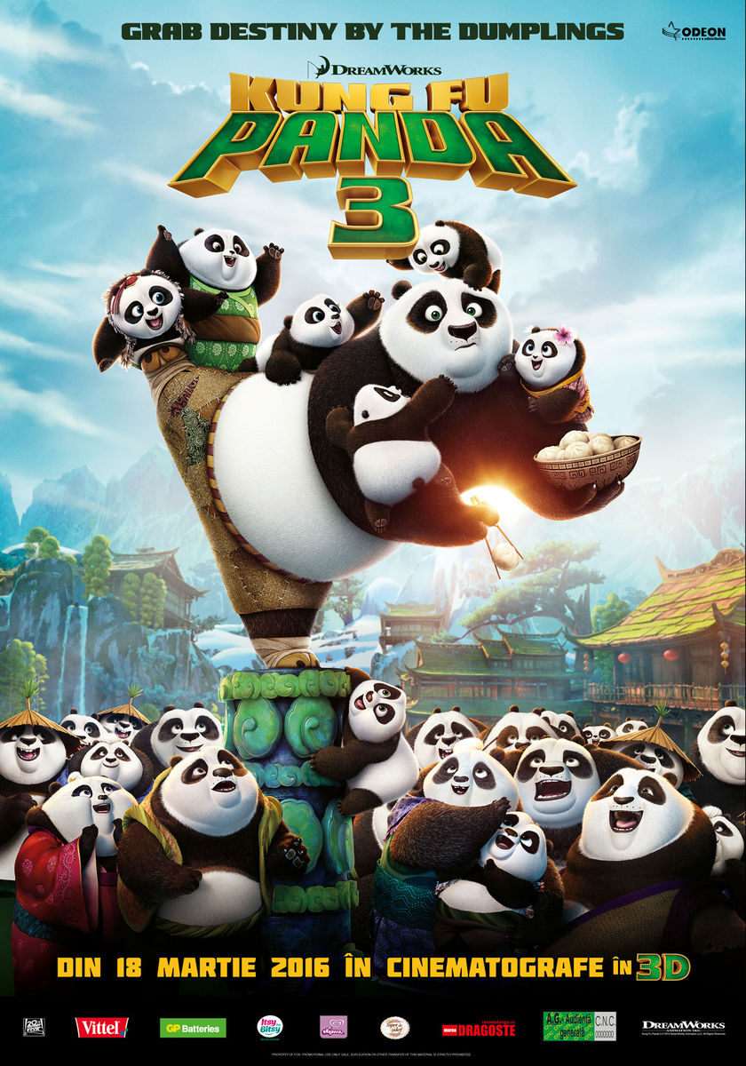 Kung Fu Panda 3 – 3D Dublat (Premiera)