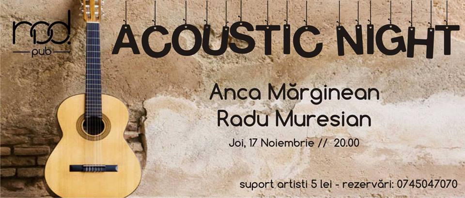 Acoustic Night cu Anca&Radu