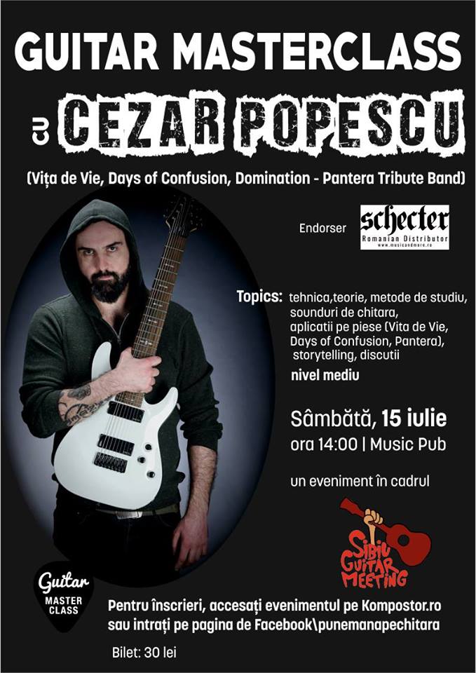 Guitar Masterclass cu Cezar Popescu