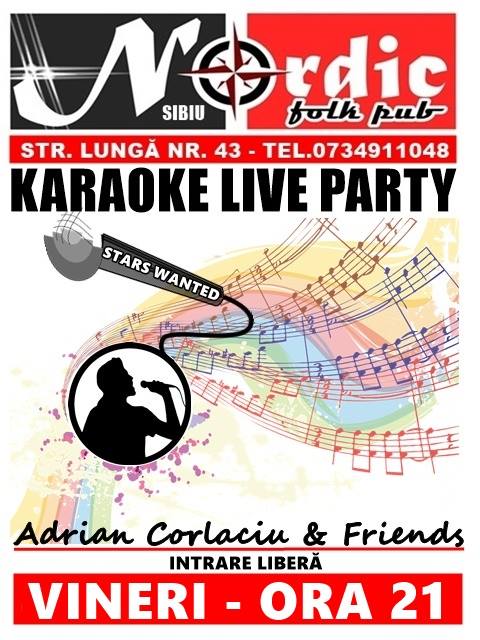Karaoke Live Party - Adrian Corlaciu & Friends.