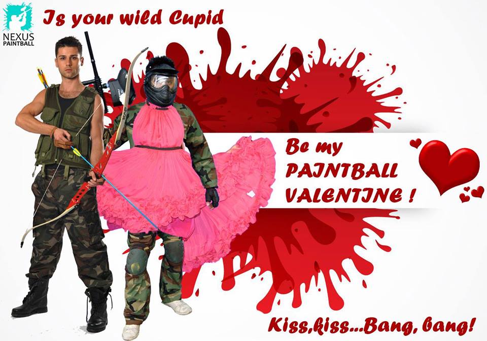 Valentine’s Day Paintball