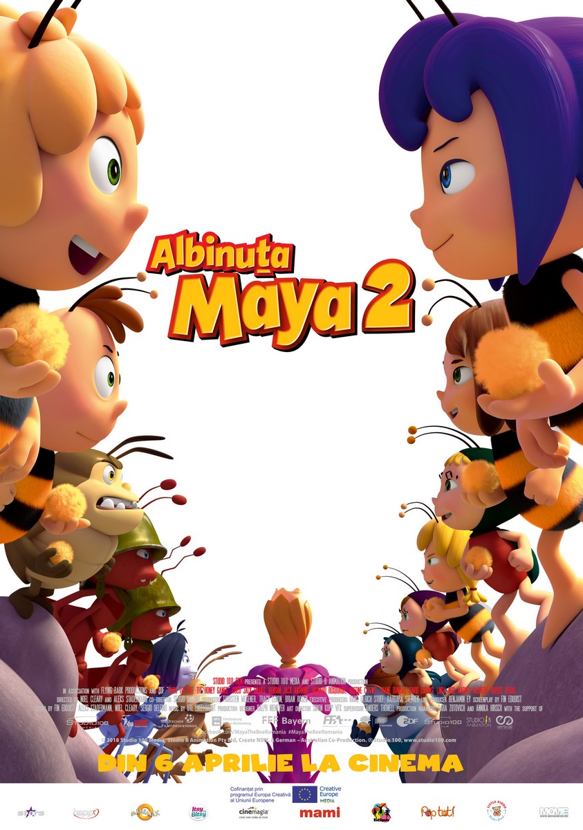 Albinuţa Maya 2 – 3D Dublat / Maya The Bee 2: The Honey Games