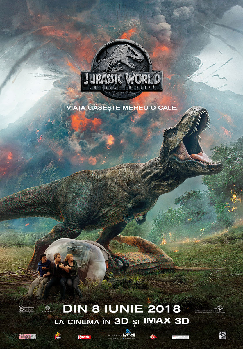 Jurassic World: Un Regat în ruină – 3D / Jurassic World: Fallen Kingdom (Premieră)