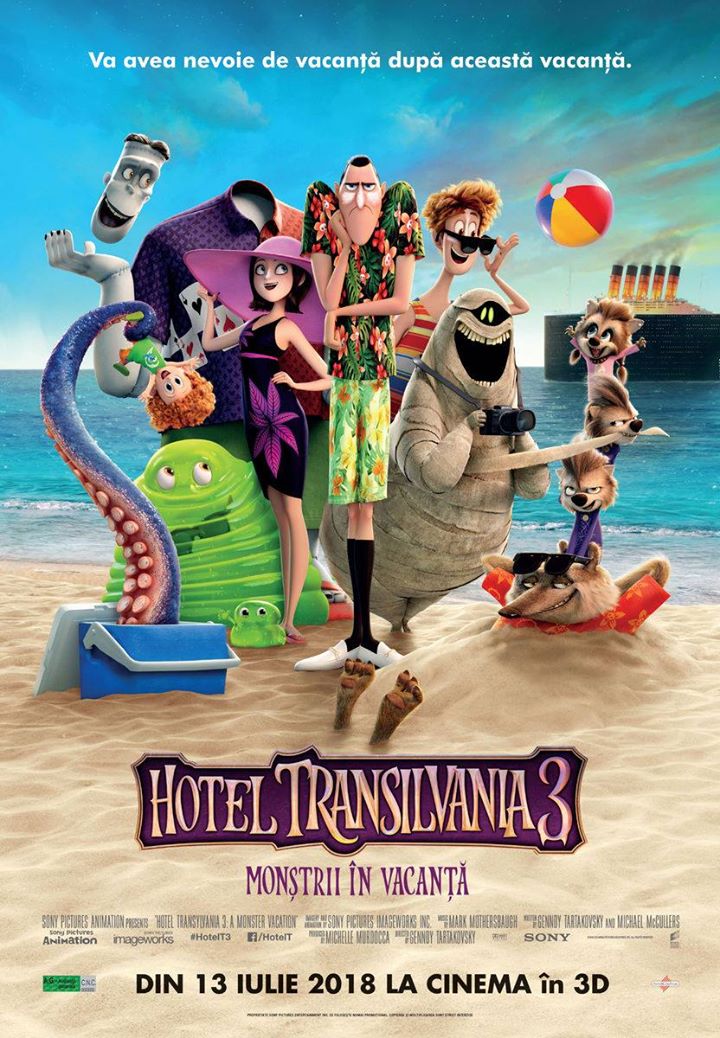 Hotel Transylvania 3: A Monster Vacation   (Hotel Transilvania  3: Monştrii în Vacanţă) -  3D Dublat RO
