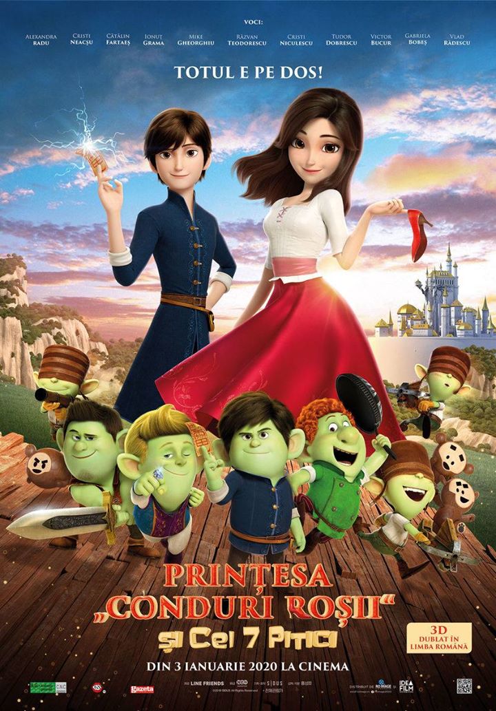 Red Shoes And The Seven Dwarfs (Prințesa, "Condurii Roșii" și cei 7 pitici) - 3D Dublat